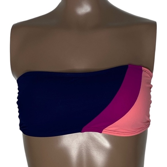 Flagpole Colorblock Maya Bandeau Bikini Swim Top - Picture 2 of 5